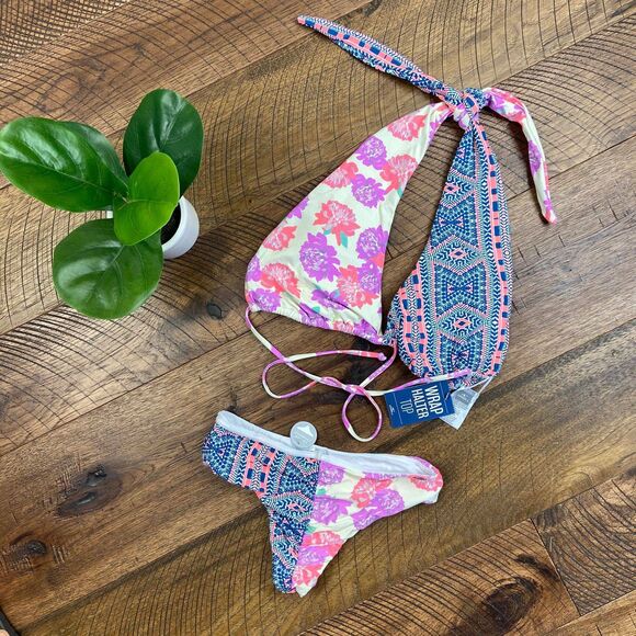 O'NEILL Pattern bikini set NWT Colorful - Picture 2 of 6